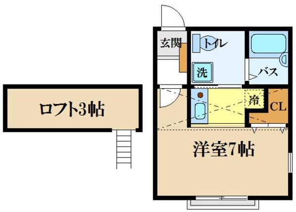 アメリカンリバティー久米川IIIの物件間取画像